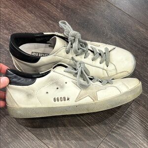 Golden Goose dupe White and Black Sneakers